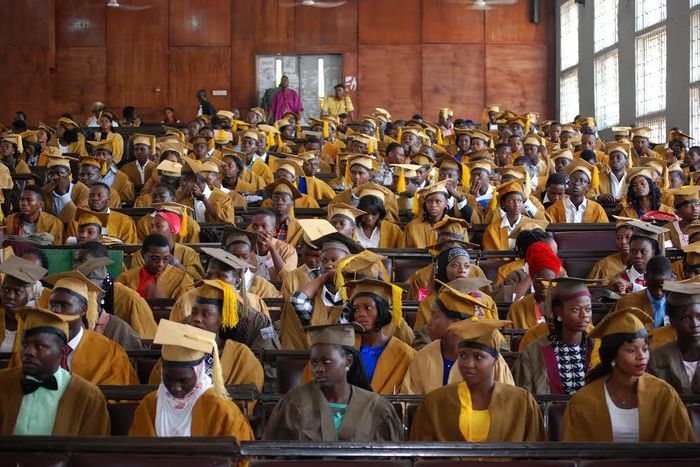 LAUTECH fresh students during matriculation ceremony