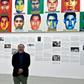 Chinese contemporary artist and activist Ai Weiwei poses in front of his new exhibition at the University Museum of Contemporary Art (MUAC) in Mexico City