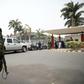 Soldiers pictured outside a meeting in Abuja on February 16 of Nigeria's election board. The electoral body had just announced a week-long postponement of the presidential and legislative elections, hours before voting was due to start