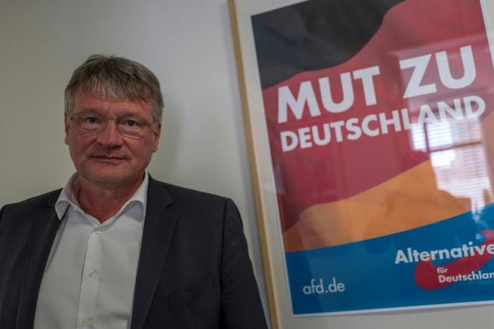 Co-leader of the Alternative for Germany (AfD) far-right party Joerg Meuthen says he believes in the market economy and is no fan of protectionist measures