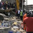Dozens of people have been rescued after a four-storey building collapsed in Lagos, according to the general manager of the Lagos state emergency management agency (SEMA)