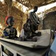 Children at a primary school in Kongome, Niger, a drought-stricken region where disruption from jihadist violence is common and food shortage is rampant, in April 2010