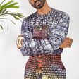 Emerging menswear designer Patrickslim in collaboration with Just Adire presents 'The Modern Man' ft Ric Hassani