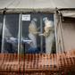 Health personnel work inside the 'red zone' of an Ebola treatment centre in Butembo, one of two attacked in recent months, hampering the fight to stem the disease's spread