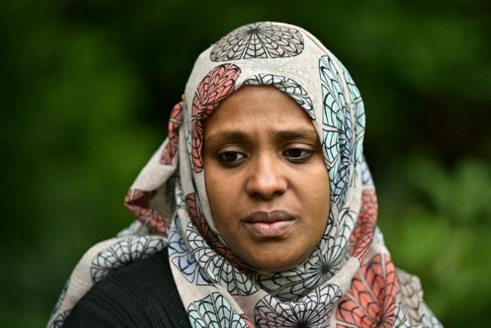 Zeynia Endrise was at home when she received a desperate phone call from her husband who was shot in the mosque attack