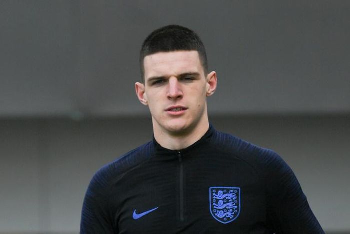 In demand: West Ham's Declan Rice has been linked with Manchester United and Manchester City