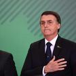 Vice-President Hamilton Mourao, pictured (left) with President Jair Bolsonaro in January 2019, has proved a moderating voice in the government
