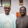 President Muhammadu Buhari and Femi Adesina