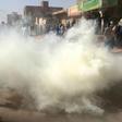 Sudanese police fire tear gas at hundreds of protesters trying to march on the presidential palace in the capital Khartoum on January 24, 2019, as protests have rocked the country since December 2018