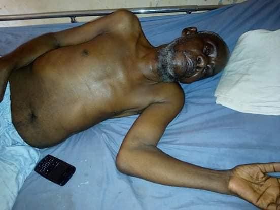 Eddie Ugbomah is currently bedridden in a private hospital in the outskirts of Badary [Facebook/Eddie Ugbomah]