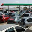These Angolan drivers in Luanda lined up their cars for fuel during the last major fuel shortage in December 2017