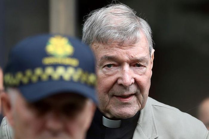 The actions of Cardinal George Pell, pictured here at an earlier hearing, had a 'profound impact' on the life of the boy who survived his abuse, the judge said