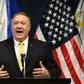 US Secretary of State Mike Pompeo speaks during a press conference in the Philippines on Friday