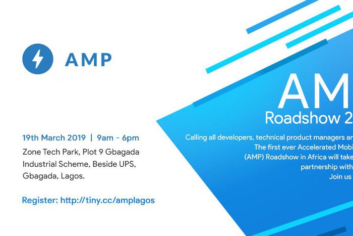 AMP to hold Accelerated Mobile Pages training on March 19, 2019. (AMP)