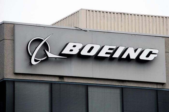 The Boeing Company logo, in a file image, as Brazil's Gol airline said it was grounding its Boeing 737 MAX 8 aircraft