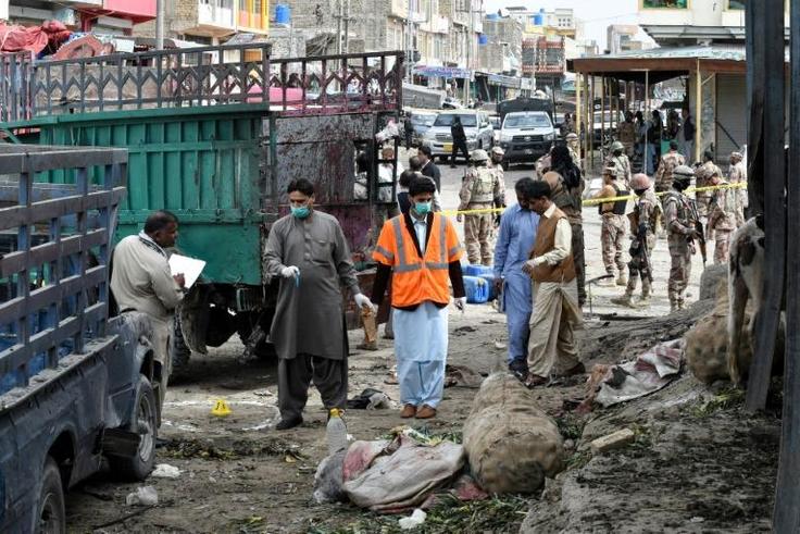 The powerful suicide bombing on Friday in Quetta city left 20 people died