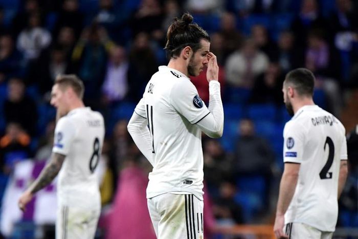 Welshman Gareth Bale failed to stop Real Madrid being knocked out of the last-16 of the Champions League