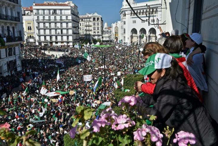Hundreds of thousands of Algerians had taken to the streets in recent weeks demanding longtime leader Abdelaziz Bouteflika resign