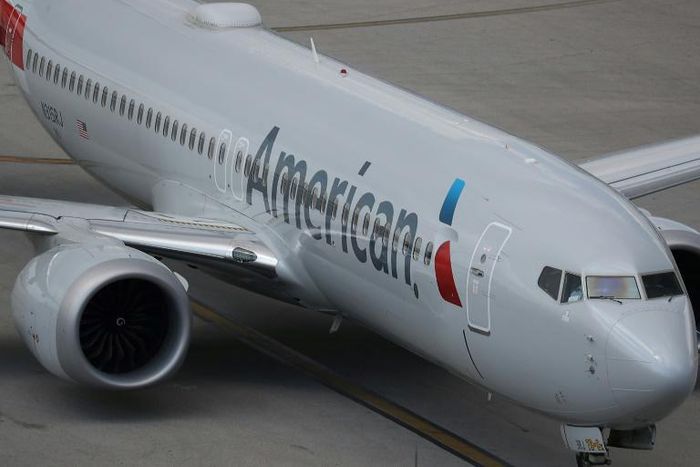 An American Airlines Boeing 737 Max 8 arrives in Miami, Florida from Washington Ronald Reagan National Airport on March 12, 2019 in Miami, Florida