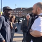 Two policemen were face with a challenge as they tried to appeal to a religious man to quit with sermonizing in London.