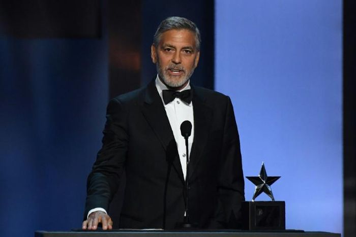 Actor and activist George Clooney, seen here in 2018, says that the toppling of Sudan's veteran leader Omar al-Bashir is not sufficient