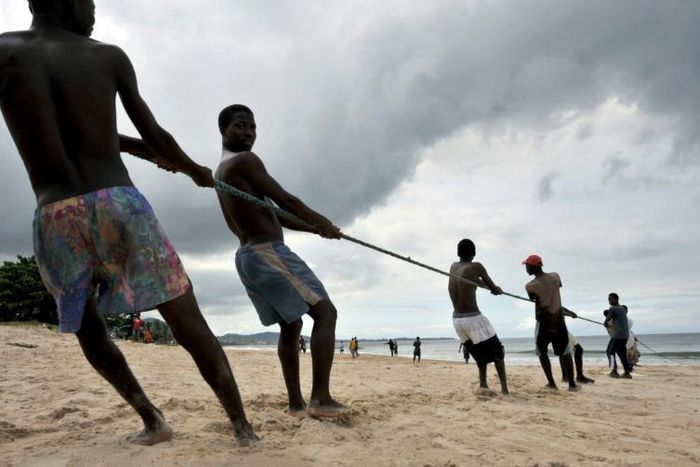 Many coastal communities in Sierra Leone depend on fishing for food and their livelihood
