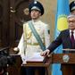 Senate chairman Kassym-Jomart Tokayev takes the oath as Kazakhstan president, succeding long-serving leader Nursultan Nazarbayev who ruled for nearly 30 years
