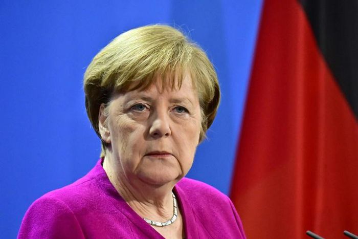 German Chancellor Angela Merkel said she supported the idea of a joint EU aircraft carrier as well as a single European seat in the UN Security Council