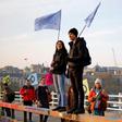 Climate protesters block off a bridge and major road in London, bringing parts of the city to a standstill