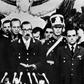 Lieutenant General Jorge Rafael Videla (center) takes an oath of office in 1976 after leading a coup in Argentina