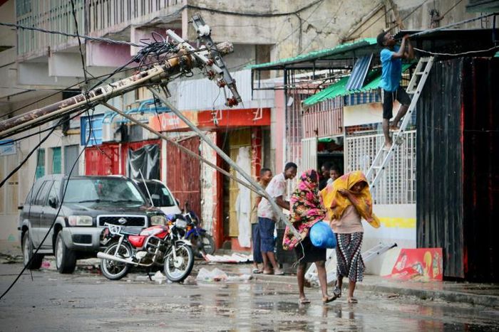 Idai tore into central Mozambique on Thursday before continuing on to Zimbabwe