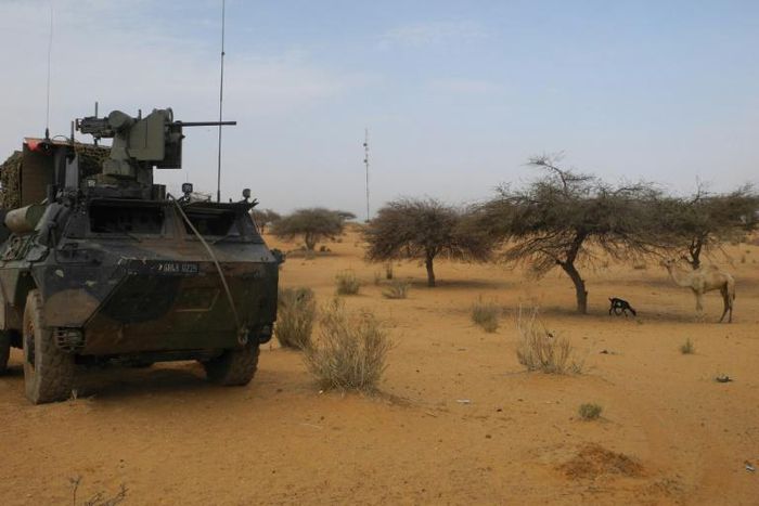 French Barkhane force near the Malian town of Gossi has been carrying out anti-jihadist operations in the region