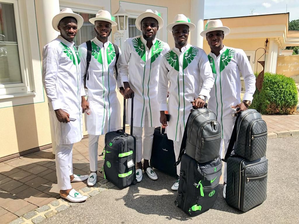 Kenneth Omeruo, Chidozie Awaziem, John Ogu, Elderson Echiejile and Odion Ighalo