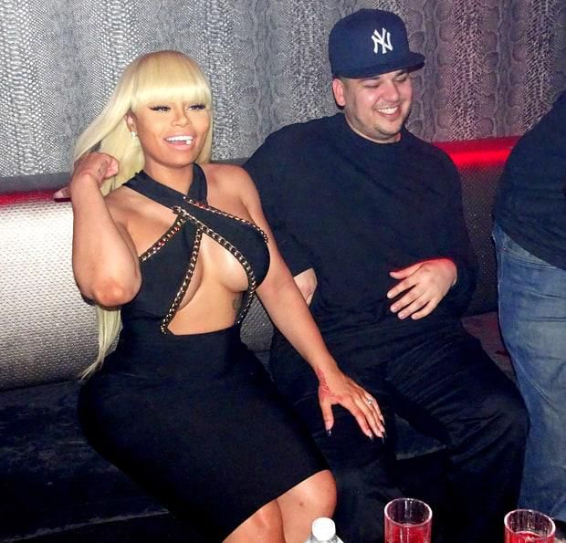 Blac Chyna and Rob Kardashian in NYC