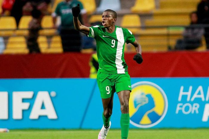 Victor Osimhen scored a hat-trick as Nigeria trounced Libya 4-0 in Asaba Monday to win a 2020 Olympic Games qualifying tie.