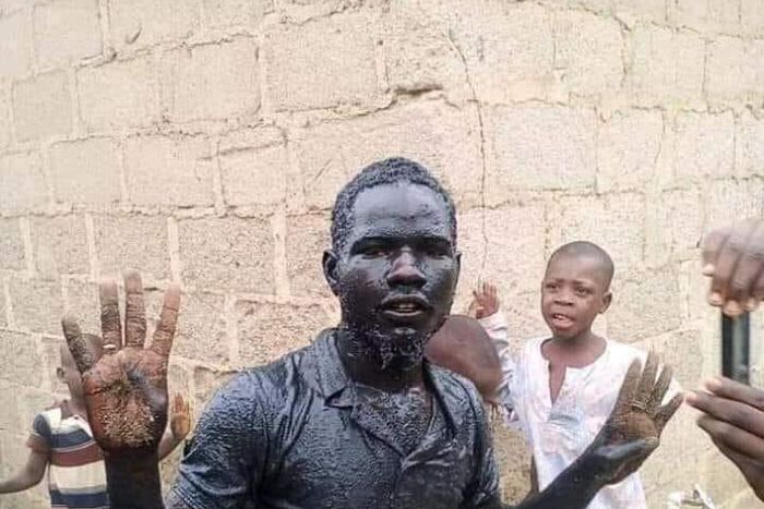 A man welcomed President Muhammadu Buhari to another term in office at the expense of his hygiene. [Nairaland Forum]