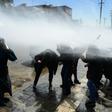 Turkish police fired water cannon to break up supporters of the main pro-Kurdish opposition party HDP after the activist's death