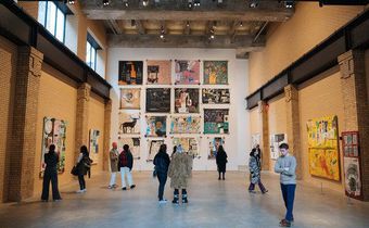 'Jean-Michel Basquiat' at the Brant shows his bifurcated life