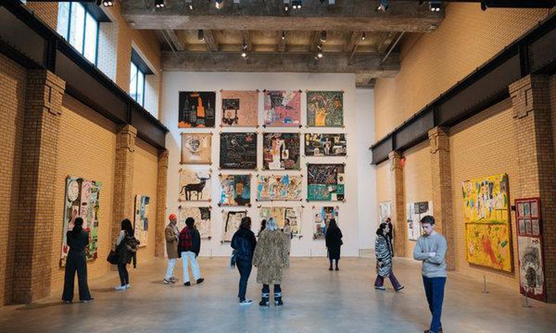'Jean-Michel Basquiat' at the Brant shows his bifurcated life