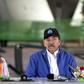 Nicaraguan President Daniel Ortega (R), pictured with his wife and Vice-President Rosario Murillo, ruled out a key opposition demand to bring forward elections