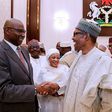 President Muhammadu Buhari with Secretary to Government of the Federation Mr Boss Mustapha