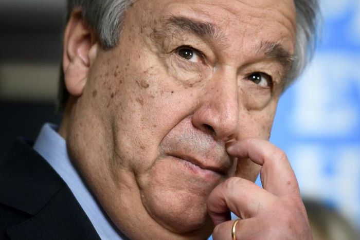 UN chief Antonio Guterres is seeking a reduction in the size of the UN force in DRCongo