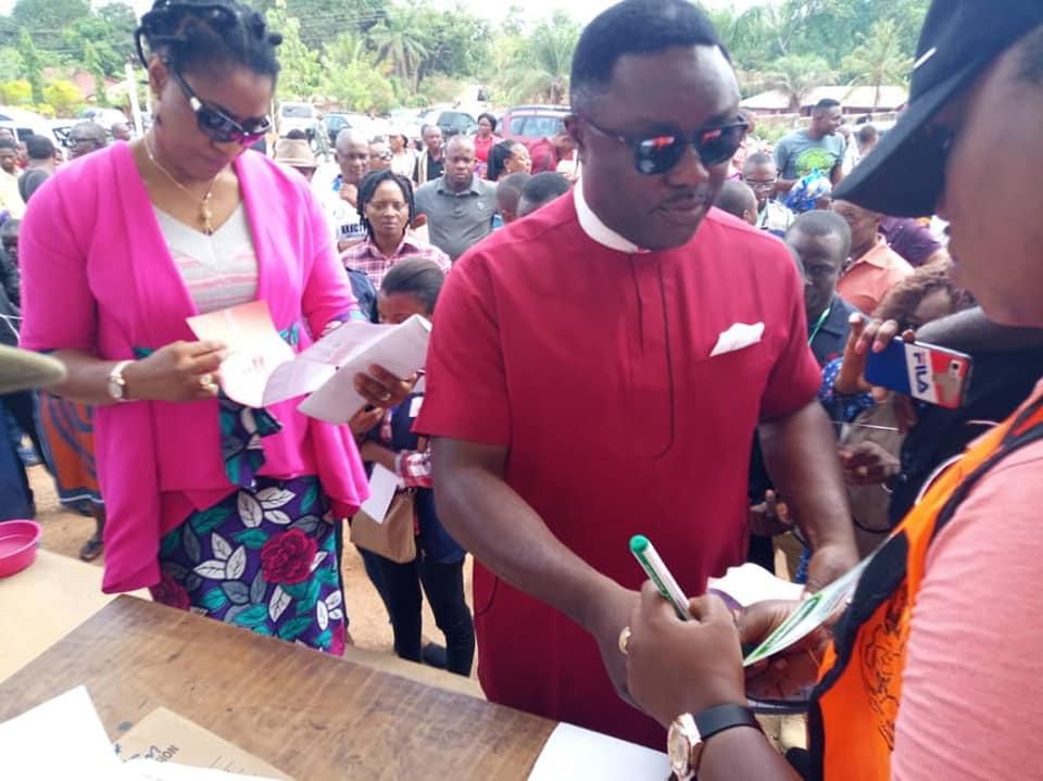 Ben Ayade casts his vote1