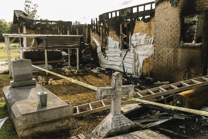 A Charred Gas Can, a Receipt and an Arrest in Church Fires