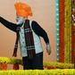 Prime Minister Narendra Modi (pictured at a rally in Jammu) has called on Indians to 'stand as a rock'