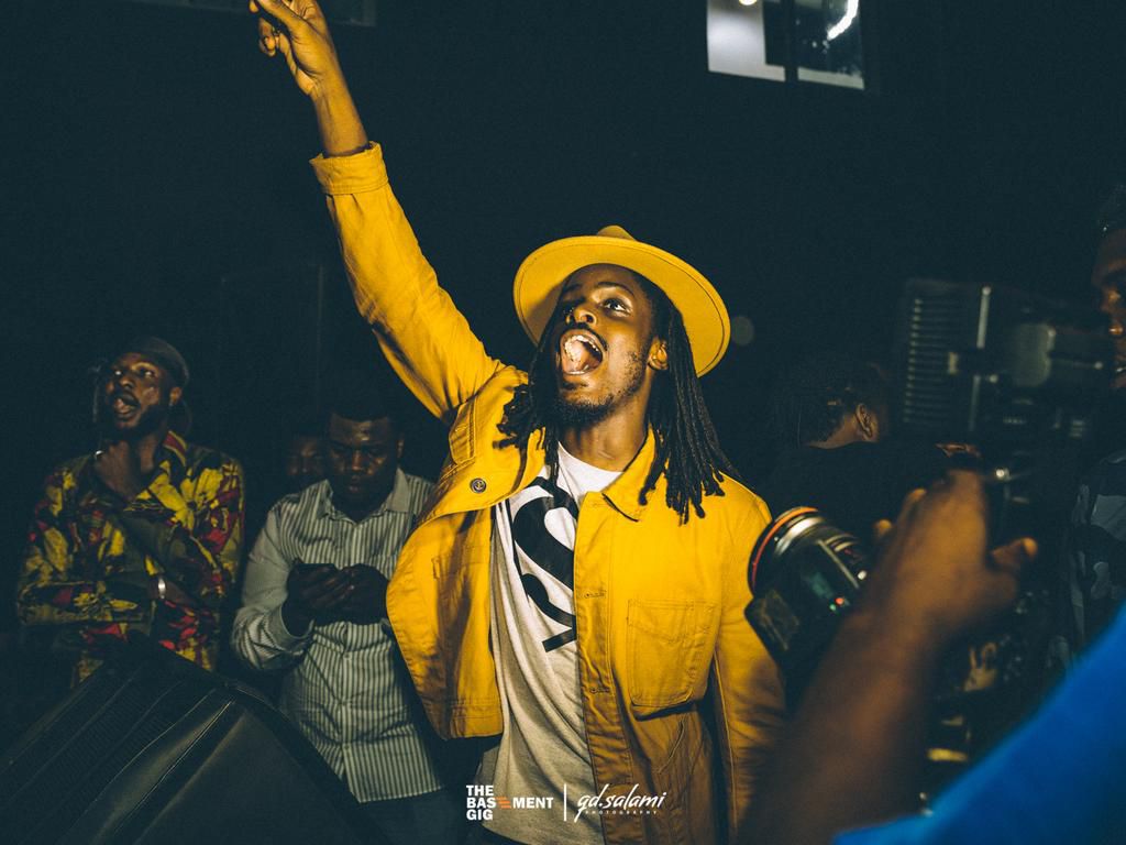 Tomi Thomas at The Basement Gig 2019 first edition