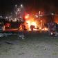 The car bomb ignited several cars