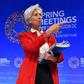 IMF Managing Director Christine Lagarde said Argentina's economy will hit bottom, and reforms should continue