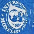 The seal of the International Monetary Fund (IMF) is seen outside of the headquarters building in Washington, DC on April 8, 2019.