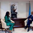 President of Rwanda, Paul Kagame, in a private meeting with the Executive Vice Chairman of Globacom, Mrs Bella Disu, at the 2019 Africa CEO Forum in Kigali, Rwanda, on Monday. Globacom is apex Diamond Partner of the forum.